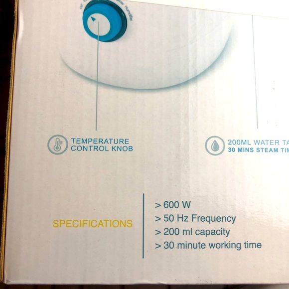NWT PURE NANOSTEAMER 3-In-1 Ionic Facial Steamer w 5 pc Stainless Skin Kit - Picture 9 of 12